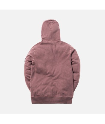 Stone Island Garment Dyed Old Effect Hoodie - Rose Quartz Fin de série