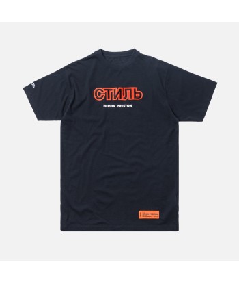 Heron Preston CTNMB Tee - Dark Blue / Orange de la marque