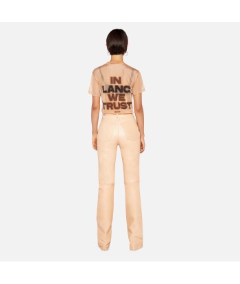 Helmut Lang Little Tee With Print - Dune prix pour 