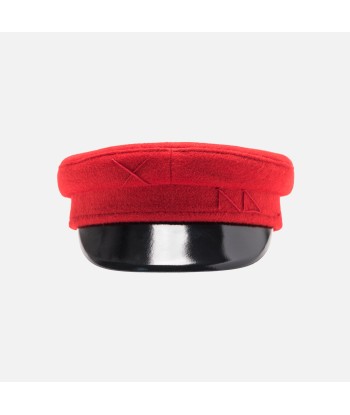 Ruslan Baginskiy Boy Cap Wool - Red sur le site 