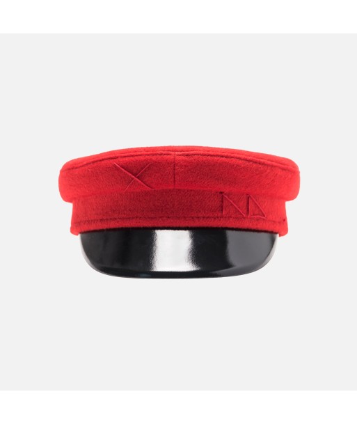 Ruslan Baginskiy Boy Cap Wool - Red sur le site 