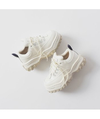 Eytys Angel Patent Leather Sneaker - White Faites des économies