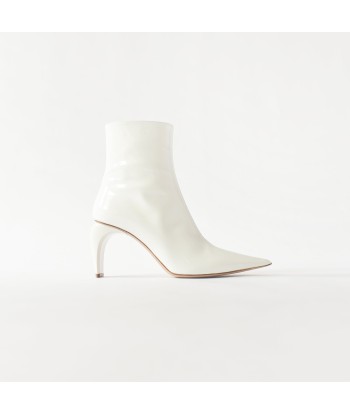 MISBHV Vinyl Ankle Boot - White en stock