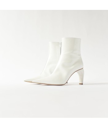 MISBHV Vinyl Ankle Boot - White en stock