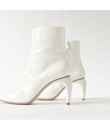 MISBHV Vinyl Ankle Boot - White en stock