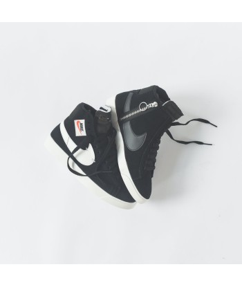 Nike WMNS Blazer Mid Rebel - Black / Summit White / Oil Grey chez Cornerstreet bien 