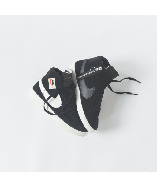 Nike WMNS Blazer Mid Rebel - Black / Summit White / Oil Grey chez Cornerstreet bien 