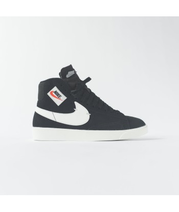 Nike WMNS Blazer Mid Rebel - Black / Summit White / Oil Grey chez Cornerstreet bien 