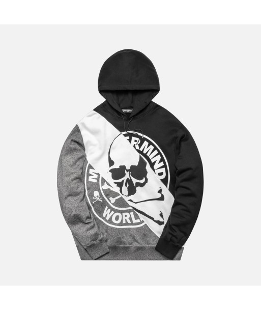 Mastermind World Hoodie - Black / White / Grey pas cher chine