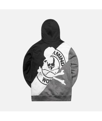 Mastermind World Hoodie - Black / White / Grey pas cher chine