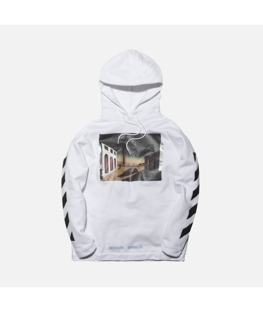 Off-White Diagonal Silver Chirico Hoodie - White français