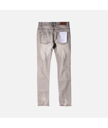 Stampd Distressed Skinny Fit Denim - Grey Pour