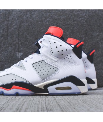 Nike Air Jordan 6 Retro - White / Infrared / Neutral Grey l'évolution des habitudes 