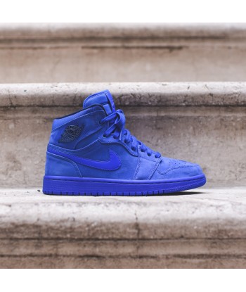 Nike WMNS Air Jordan 1 Retro High Premium - Blue Void / Racer Blue pas chere