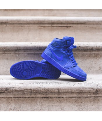 Nike WMNS Air Jordan 1 Retro High Premium - Blue Void / Racer Blue pas chere