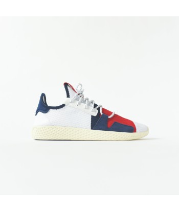 adidas Consortium x Pharrell Williams BBC Hu Tennis - White / Scarlet / Dark Blue la livraison gratuite