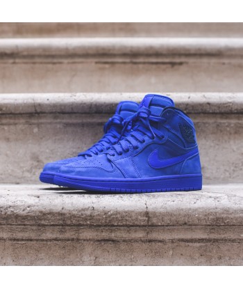 Nike WMNS Air Jordan 1 Retro High Premium - Blue Void / Racer Blue pas chere