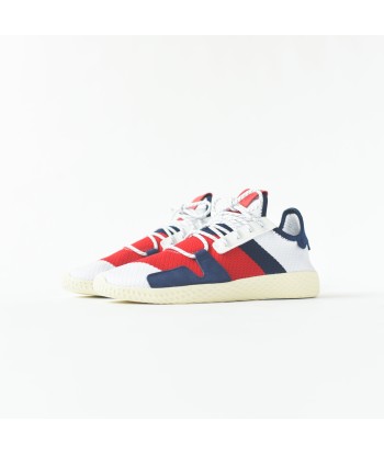 adidas Consortium x Pharrell Williams BBC Hu Tennis - White / Scarlet / Dark Blue la livraison gratuite