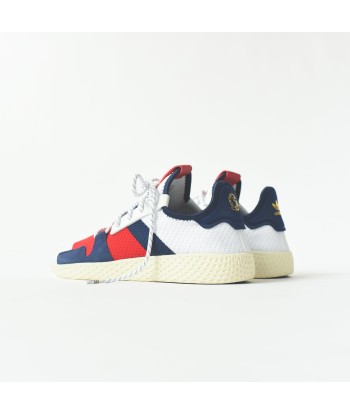 adidas Consortium x Pharrell Williams BBC Hu Tennis - White / Scarlet / Dark Blue la livraison gratuite