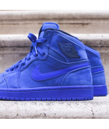 Nike WMNS Air Jordan 1 Retro High Premium - Blue Void / Racer Blue pas chere