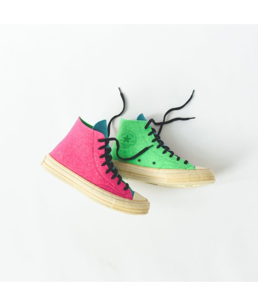 Converse x J.W Anderson Chuck 70 High - Fuschia Purple / Island Green Les êtres humains sont 