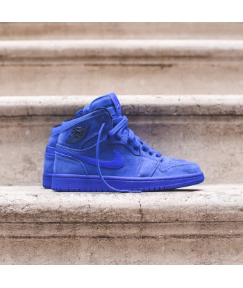 Nike WMNS Air Jordan 1 Retro High Premium - Blue Void / Racer Blue pas chere