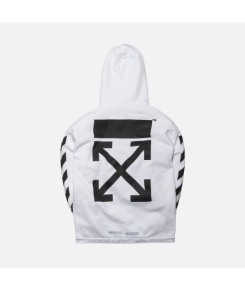 Off-White Diagonal Silver Chirico Hoodie - White français