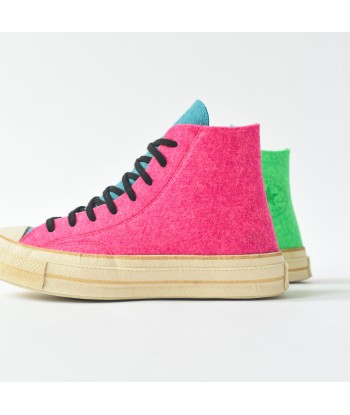 Converse x J.W Anderson Chuck 70 High - Fuschia Purple / Island Green Les êtres humains sont 