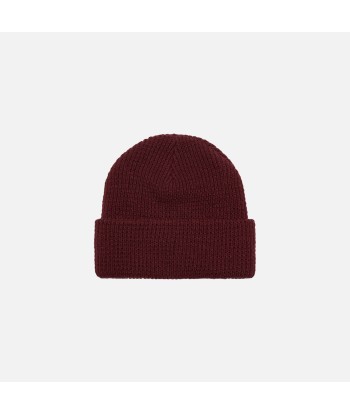 Aimé Leon Dore Waffle Stitch Beanie - Burgundy Economisez 