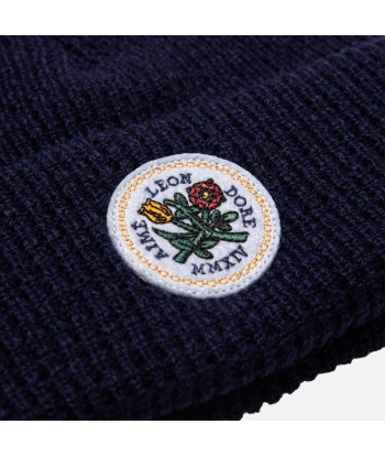 Aimé Leon Dore Waffle Stitch Beanie - Navy À commander