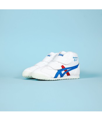 Asics Pre-School Mexico Mid - White / Blue Paris Déstockage Promo