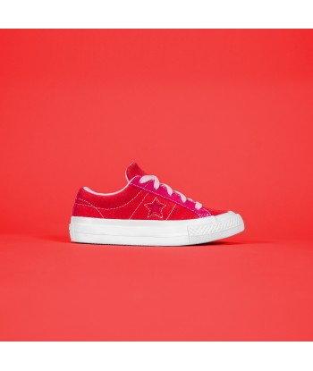 Converse One Star Ox Enamel - Red / Pink Pop français