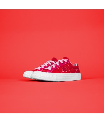 Converse One Star Ox Enamel - Red / Pink Pop français