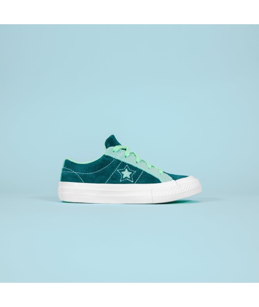 Converse Kids One Star OX - Navy / Teal / White Pour