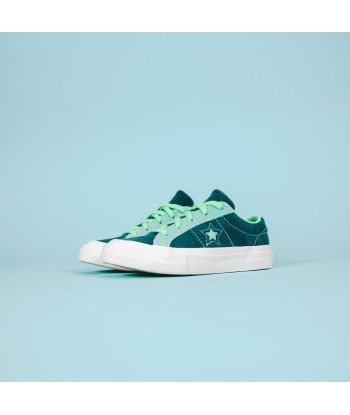 Converse Kids One Star OX - Navy / Teal / White Pour