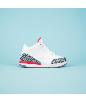 Nike BT Air Jordan 3 Retro - White / Fire Red / Cemet Grey 50% de réduction en Octobre 2024