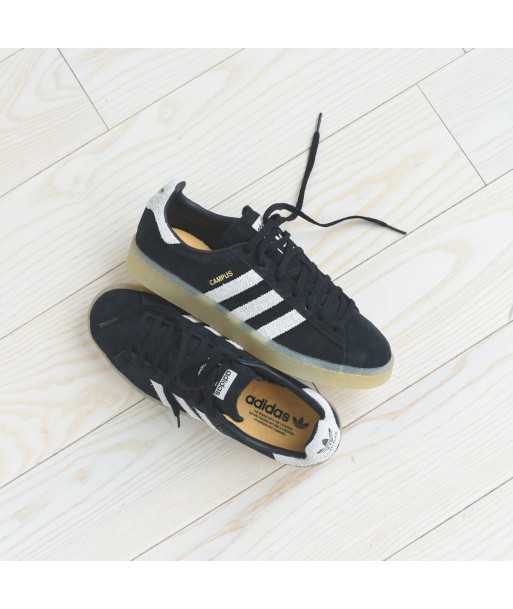 adidas Originals WMNS Campus - Core Black / Grey / Gum pas cher chine