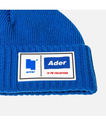 Ader Error Basic Knit Beanie - Blue meilleur choix