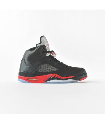 Nike Air Jordan 5 Satin - Black / Red Fin de série