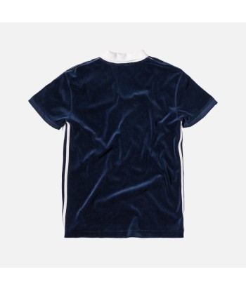 adidas Originals x Alexander Wang Velour Polo - Night Indigo livraison gratuite