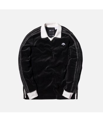 adidas Originals x Alexander Wang Velour L/S Polo - Black prix