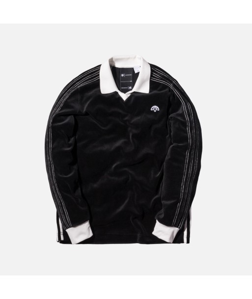 adidas Originals x Alexander Wang Velour L/S Polo - Black prix