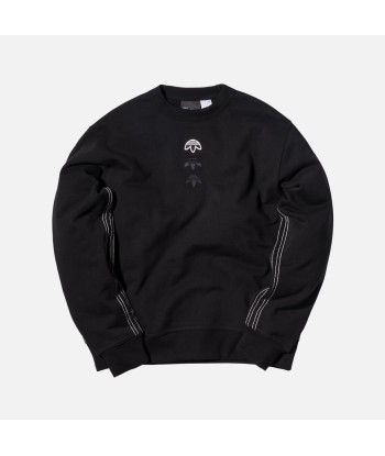 adidas Originals x Alexander Wang Logo Crew - Black Livraison rapide