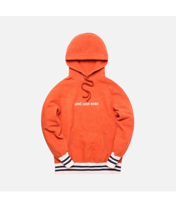 Aimé Leon Dore Reverse Fleece Hoodie - Rust Venez découvrir notre 