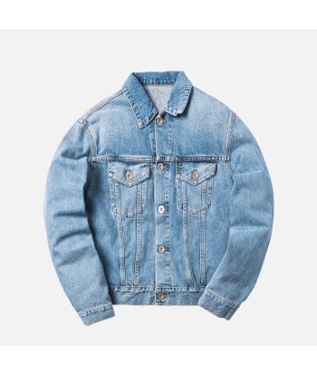 Unravel Project Intro H Rigid Denim Chopped Jacket -  Indigo basket pas cher