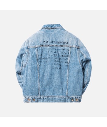 Unravel Project Intro H Rigid Denim Chopped Jacket -  Indigo basket pas cher