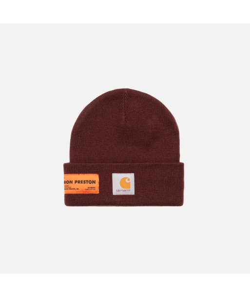 Heron Preston x Carhartt Beanie - Bordeaux Crystal pas chere