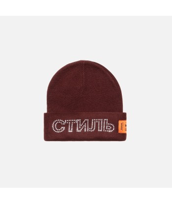 Heron Preston x Carhartt Beanie - Bordeaux Crystal pas chere