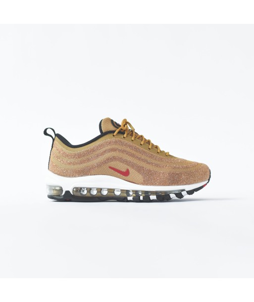 Nike x Swarovski WMNS Air Max 97 LXX - Metallic Gold / Varsity Red / Black rembourrage situé sous