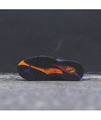 Nike GS Air Jordan 8 Retro - Black / Light Concord / Aloe Verde les ligaments